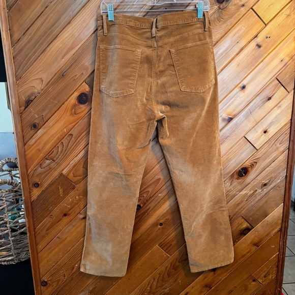 FRAME Le High Straight Corduroy Pants in Camel Size 31 - Picture 3 of 4